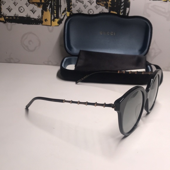 New Authentic Gucci Black Sunglasses GG0653SZ 001 - Picture 6 of 14